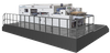 Large Format Flat-bed Die Cutting Machine with Waste Stripping