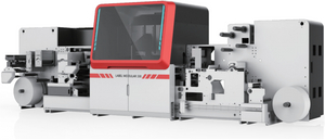 Digital inkjet label printing system 