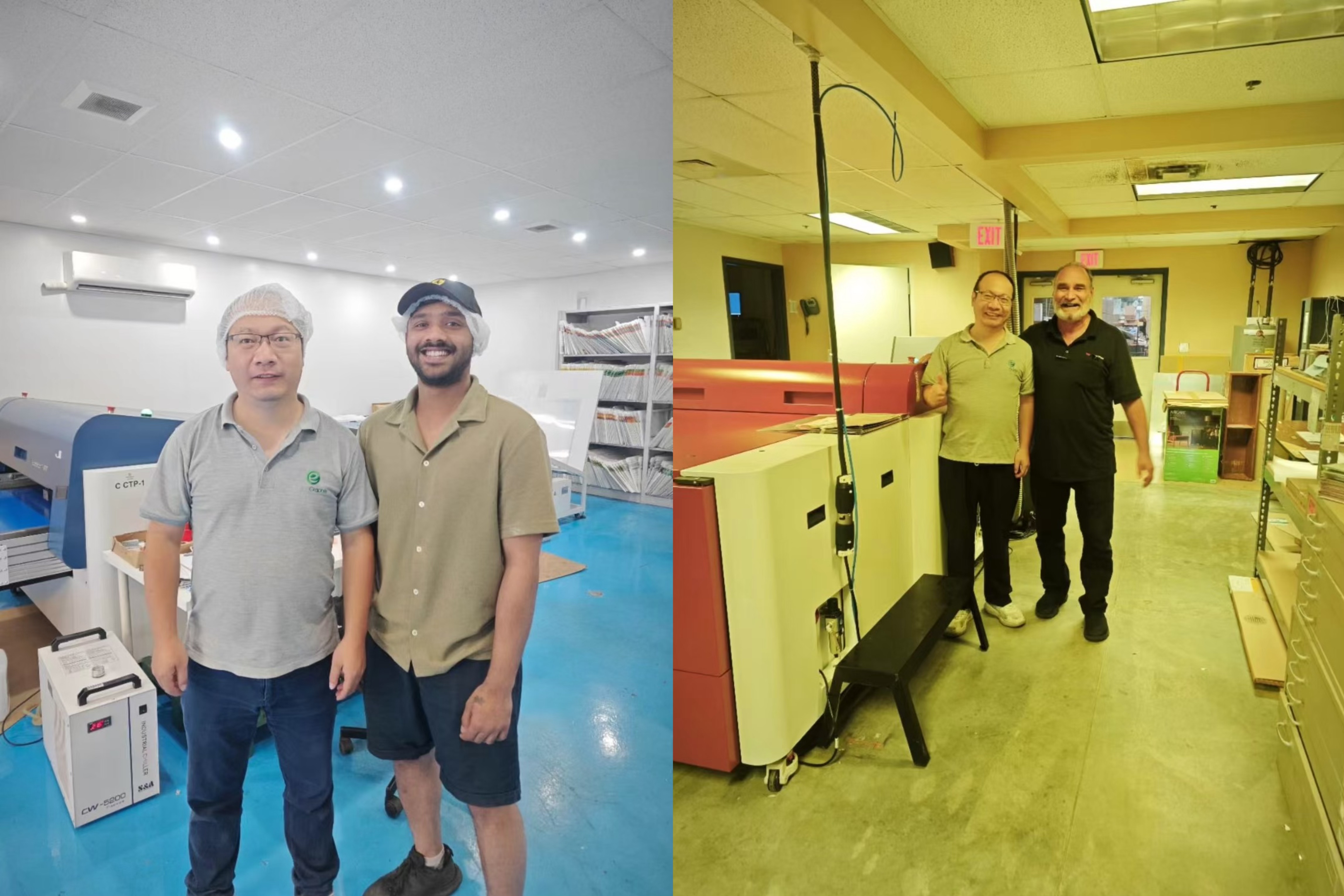 EcooGraphix Team Visited customers in North America ， in July 2025