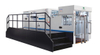 Fully automatic flat-bed die cutting machine with waste stripping
